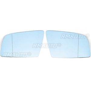 Cristal de Espejo Retrovisor Lateral Izquierdo y Derecho, Azul, Calefactable, Eléctrico, Gran Angular, para BMW Serie 5 E60 E61 2003 2004 2005 2006 2007 2008 - Product Image 4