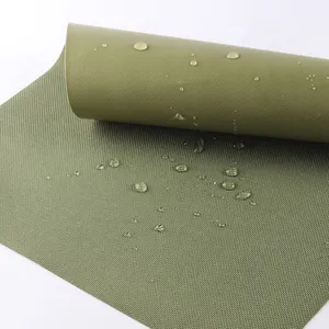 Échantillon gratuit Résistance à la déchirure PVC PU Enduit Polyester Imperméable 600D Oxford Tissu 90 Polyester 10 Spandex Tissu