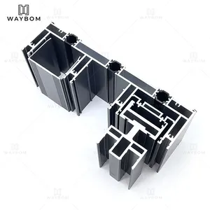 Nhiệm vụ nặng nề cửa trượt bánh xe Anodised nhôm đùn hồ sơ nhà sản xuất nhiệt phá vỡ thang máy & cửa trượt nhôm hồ sơ