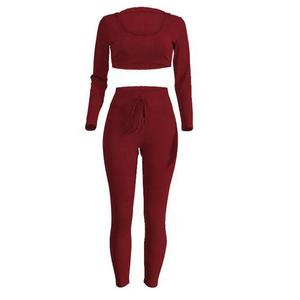Great Quality tracksuit custom design sports fitted tracksuits for women - Product Image 4