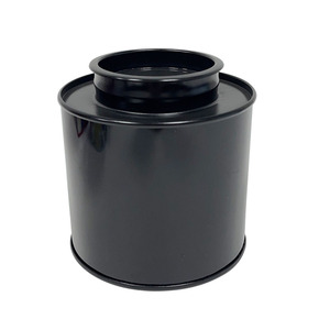 New Shape Black Tea Tin Box Small Round Jasmine Tea Packaging Can Green Tea Storage Canister