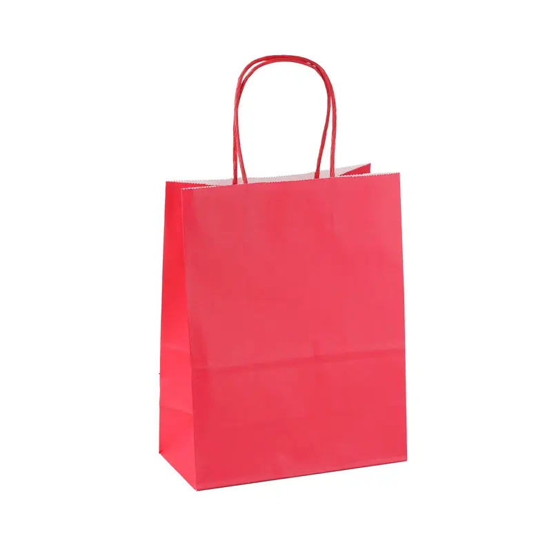 Custom Printing shopper paper bag paper bag high quality kraft paper bags with handles