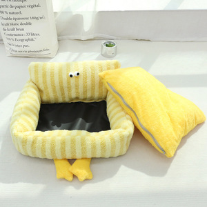 Lavável Pequeno Pet <span class=keywords><strong>Dog</strong></span> Camas Atacado Cozy Pet Bed para Cães Pet Almofada Cama Sofá - Product Image 5
