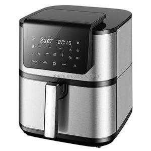 Aifa digitale elettrico colorato schermo friggitrice ad aria calda completo in acciaio inox alloggiamento 8l aria friggitrice Freidora De Aire 1700w - Product Image 5