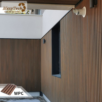 Façades murales en bois composite MexyTech, revêtement mural extérieur WPC