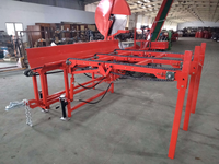 Processeur de bois de chauffage CE/EPA de 50 tonnes, bande transporteuse, séparateur de bois, machine de coupe d'arbre avec table à chaîne