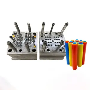 Injection mold manufacturers to undertake plastic mold injection processing abs /rubber handle grip injection mold opening