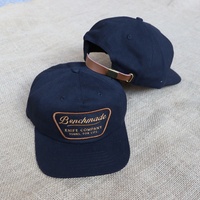 Casquettes en sergé de coton à 5 panneaux classiques avec logo tissé personnalisable, casquettes snapback vintage personnalisées pour la course urbaine, pour hommes et femmes