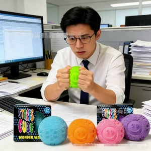 ของเล่นบีบคลายเครียด ลูกบอลคุณภาพสูง เด้งช้า สัมผัสนุ่ม - Product Image 5