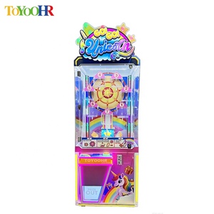 Machine de jeu d'arcade à <span class=keywords><strong>prix</strong></span> de gros, à pièces, avec roue de la fortune, thème licorne, pour gagner des <span class=keywords><strong>prix</strong></span> et des cadeaux - Product Image 1