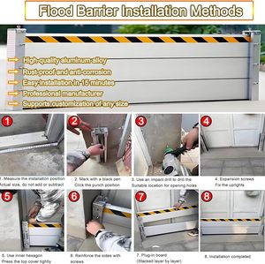 Venta Directa de Fábrica de Barreras Contra Inundaciones de Aluminio para Estacionamientos Subterráneos y Nuevas Barreras Contra Inundaciones para Uso Doméstico. - Product Image 3