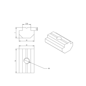 Cina produttore Odm Oem 5218 5276 5277 M4 M5 M6 30 scivolo in economia t dadi per estrusione di alluminio acciaio 3030mm - Product Image 2