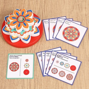 Gioco di Puzzle in Legno con Fiori Mandala per Stimolare il Cervello, Allenamento Logico per Bambini, Giocattolo per Feste in Famiglia - Product Image 3