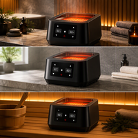 Tenda Sauna Portabel Mewah dengan Pemanas Listrik 1500W Sauna Pribadi untuk Seluruh Tubuh