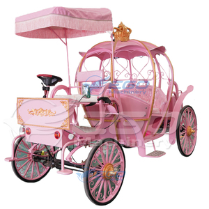 Pink Princess Sightseeing Electric Royal Carriage Electric Royal Carriage Without Horses Electric Sightseeing <b>Pumpkin</b> Carriage - Product Image 4