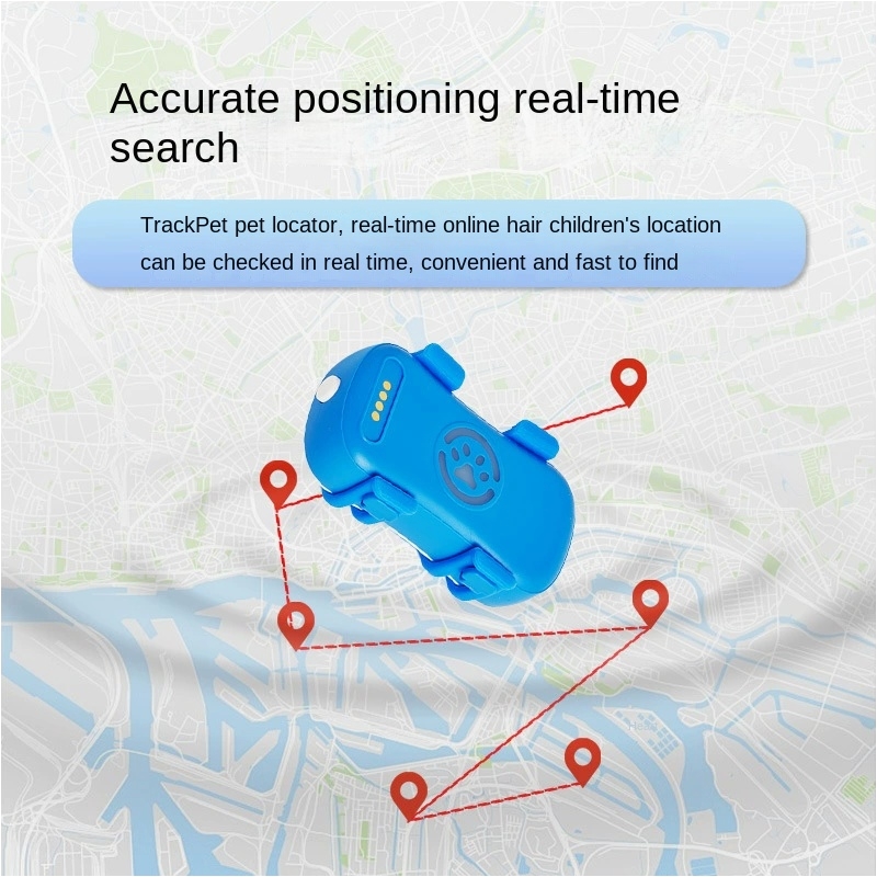 Real-Time Dog GPS Tracker IP67 Waterproof Pet Location Collar with Android Apple Compatibility 4G Ne