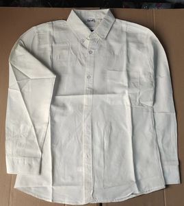 Camisa informal de negocios para hombre, versátil y minimalista, de media manga, color sólido, de manga larga - Product Image 6