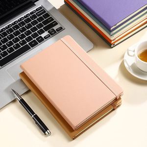 X515-1 Cuadernos/Diarios Personalizables con Cubierta de Cuero, Páginas Rayadas, Impresión UV, Lazo para Bolígrafo y Marcador - Venta al por Mayor - Product Image 4