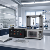 Chambre de diffusion d'électrolyte sous vide de laboratoire pour cellules en pochette et cylindriques, type boîte verticale