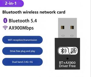 <span class=keywords><strong>Carte</strong></span> réseau sans fil 2-en-1 WiFi6 AX900 avec Bluetooth 5.4, récepteur et émetteur WiFi Bluetooth - Product Image 6