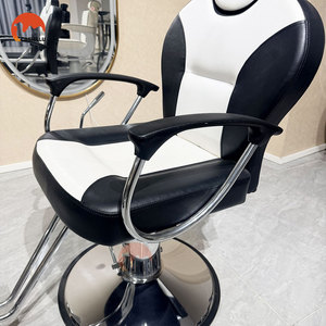 Sillón de Peluquería Hidráulico de Acero Inoxidable de Lujo, Silla de Estilismo y Permanente para Salón de Belleza y Barbería - Product Image 6