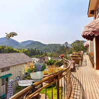 Mangeoires à oiseaux de balcon avec plateau en métal et 2 bols d'eau, pince réglable détachable, bain d'oiseaux, mangeoire pour balcon, porche, balustrade, parfait