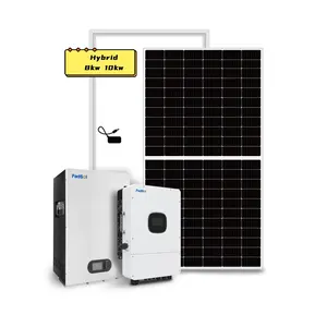 10000瓦太阳能电池板10kw完整太阳能家用系统10kw 8kw太阳能家用混合储能系统