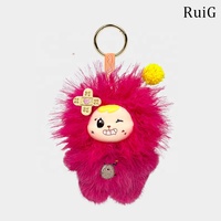 Vente en gros de porte-clés en peluche authentiques de la série Blind Box Bao Ao Tony Magic Hair House, jouet tendance, objet de collection, mignon et féminin pour sac