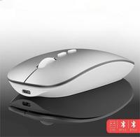 Mouse Gaming Ergonomis Tahan Air Mini 3D Cair Nirkabel 2.4G Kustom Personal OMR050 Antarmuka USB untuk PC/Laptop