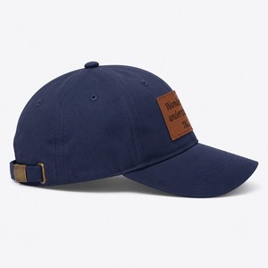 Gorra de béisbol personalizada OEM de cuero vegano con parche, de sarga de poliéster de 6 paneles, con letras, ajustable, para deportes, fabricante, venta al por mayor a granel - Product Image 3