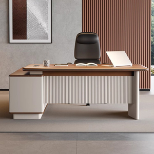 Bureaux de direction modulaires en bois de qualité supérieure, modernes et luxueux, convertibles, pour usage commercial - Product Image 6