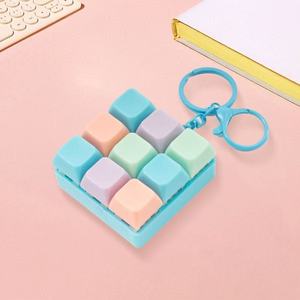 Porte-clés anti-stress populaire 5 couleurs, jouet à bouton, clavier <span class=keywords><strong>Tetris</strong></span>, pour soulager le stress des doigts - Product Image 6