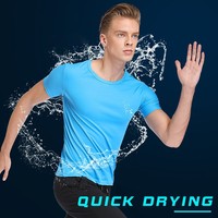 Groupe personnalisé publicité chemise élection T-Shirts été mince course Fitness respirant séchage rapide t-shirt hommes