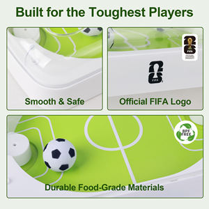 Jouet pour animaux de compagnie officiel de la Coupe du monde <span class=keywords><strong>FIFA</strong></span>, terrain de football électronique interactif, jeu de chat avec des balles de football infusées à l'herbe à chat - Product Image 6