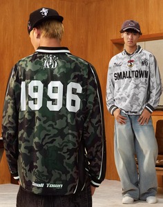 Maillot de football Polo Camouflage Patchwork Streetwear Vintage Impression camouflage Hockey Rugby Sports T-shirts de football originaux - Product Image 2