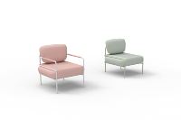 Ensemble de canapés de luxe en tissu italien pour bureau, appartement et hôtel – Collection de mobilier de détente