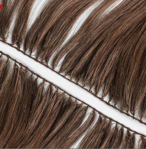 ผมต่อแบบเส้นขนนกเนื้อนุ่ม สีอ่อน ย้อมได้ ผมแท้บราซิล แบบเส้นขนนก - Product Image 3