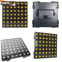 Panneau lumineux LED matriciel 7x7 Or/Blanc chaud RGB, contrôle DMX512, éclairage de scène pour événements, DJ et soirées