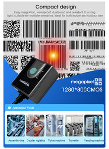 Escáner de línea de producción Rakinda Cross Hair Aiming Light LV3000B de alta sensibilidad para <span class=keywords><strong>OCR</strong></span>/MRZ de pasaportes y escaneo de códigos QR, 300 veces/s - Product Image 6