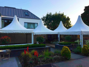 Tonnelle Pagode 5x5m pour Événements et Fêtes en Extérieur, Structure en Aluminium, Fabrication Chinoise, Disponible à la Location - Product Image 4