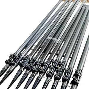 High Strength Black Carbon Fiber Outrigger Pole Telescopic Fishing Pole For Fishing Boats