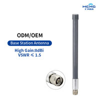 Antenne en fibre de verre 868mhz 915MHZ Antenne à gain élevé Omni directionnelle IP67 Communication étanche Antenne 4G Passerelle anti-drone