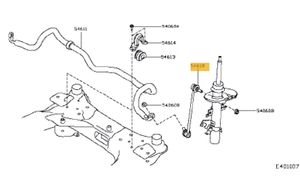 افضل نوعية من معدل التوازن لعصا الربط 54618-CY00A مناسبة لنيسان تيدا C12 C13 بلوبيرد سليفي B17 - Product Image 4