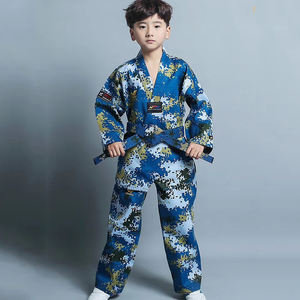 Uniforme de Taekwondo Unisex de alta calidad, ropa deportiva, estilo de camuflaje, Material de algodón, logotipo bordado, servicio OEM para niños - Product Image 3