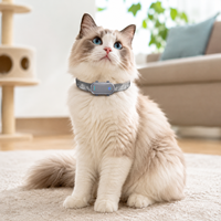 Collier GPS de localisation pour animaux de compagnie Qcool : Compteur de pas, clôture intelligente, léger, durable, longue autonomie, fonctionnement stable, pour extérieur