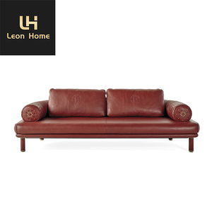 Produttore di vendita calda su misura di lusso soggiorno divano <span class=keywords><strong>Nevada</strong></span> nuovo Design soggiorno in vera pelle divano mobili - Product Image 2