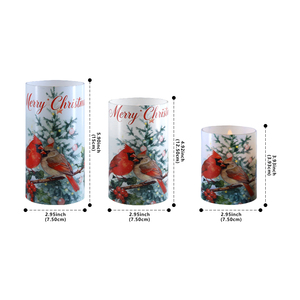 Bougies sans <span class=keywords><strong>flamme</strong></span> avec télécommande, bougies <span class=keywords><strong>LED</strong></span> à piles en verre en forme d'oiseau <span class=keywords><strong>rouge</strong></span>, effet de <span class=keywords><strong>flamme</strong></span> <span class=keywords><strong>vacillante</strong></span> pour femmes, mariages et décoration intérieure - Product Image 2