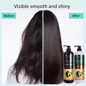 1000ml personalizado Bio Queratina Tratamiento para el cuidado del cabello Hidratante Anticaspa Colágeno Aceite de aguacate Champú para cabello seco - Product Image 3