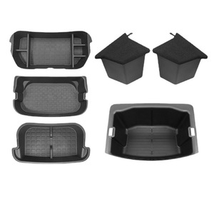 Car Front And Rear Trunk Organizer Car Storage Box For Tesla Model 3/Y Rear Trunk Storage Box Rear Backup Storage Box