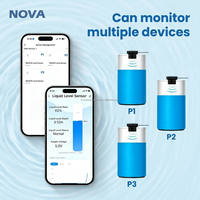 NOVA UL101W Tuya APP, Transmisor de Nivel de Líquido Ultrasónico de Alta Precisión, Sensor de Nivel de Tanque de Agua, Productos para el Hogar Inteligente